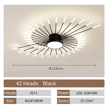 Creative Fan Shaped LED Ceiling Lamp Modern Ceiling Light Pendant Chandelier Living Room Dining Room Bedroom Kids Room Home Decor Indoor Lighting Minimalist Designer Ceiling Fixture Contemporary Hanging Lamp Luxury Wholesale
