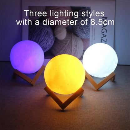 LED Moon Lamp Book Light Galaxy Night Light Luxury Bedroom Decor Lamp Bedside Table Desk Lamp Kids Girls Boys Children Gift Warm Light USB Rechargeable Home Indoor Lighting Romantic Starry Sky Moonlight Wholesale