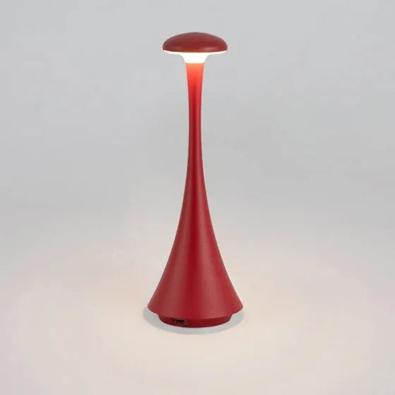 Mushroom Table Lamp Rechargeable Wireless Touch Lamp Creative Desk Lamp USB-C Desk Lamp Bedroom Atmosphere Light