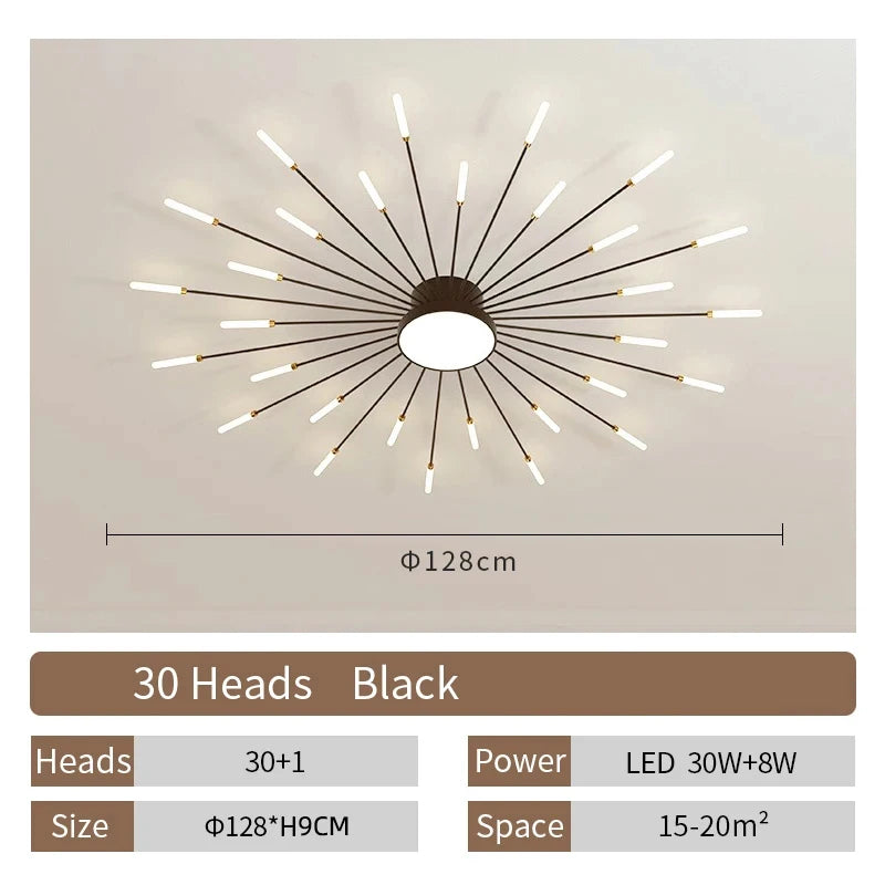 Creative Fan Shaped LED Ceiling Lamp Modern Ceiling Light Pendant Chandelier Living Room Dining Room Bedroom Kids Room Home Decor Indoor Lighting Minimalist Designer Ceiling Fixture Contemporary Hanging Lamp Luxury Wholesale