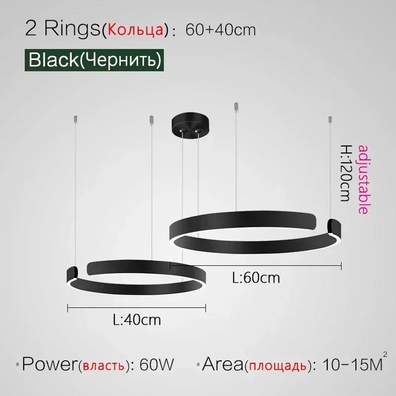 Nordic Designer Pendant Light Round LED Chandelier Modern Hanging Lamp Dining Room Bedroom Living Room Kitchen Restaurant Bar Ceiling Light Luxury Home Decor Indoor Lighting Minimalist Scandinavian Decorative Fixture Hotel Villa Wholesale