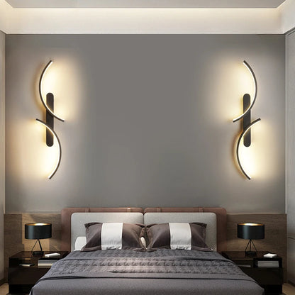 LED C Shape Wall Lamp Modern Minimalist Wall Sconce Simple Indoor Lighting Fixture Living Room Bedroom Hallway Office Home Decor Bedside Light Decorative Wall Light Contemporary Designer Lamp Corridor Staircase Hotel Villa Lighting Wholesale
