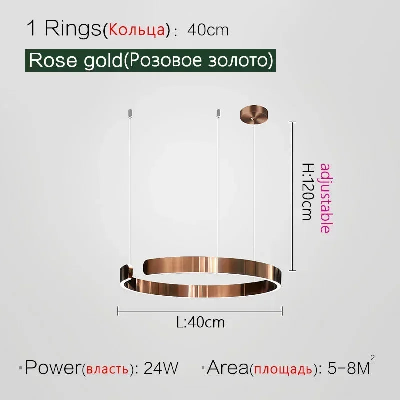 Nordic Designer Pendant Light Round LED Chandelier Modern Hanging Lamp Dining Room Bedroom Living Room Kitchen Restaurant Bar Ceiling Light Luxury Home Decor Indoor Lighting Minimalist Scandinavian Decorative Fixture Hotel Villa Wholesale