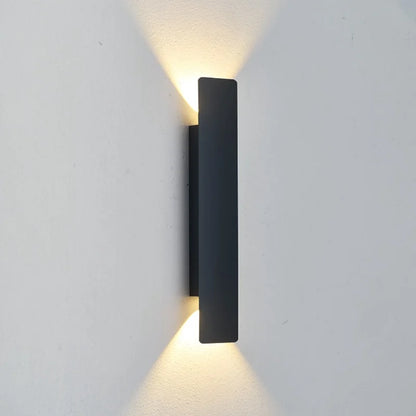 Outdoor Waterproof LED Wall Lamp 18W Aluminum Wall Light Black Exterior Sconce Modern Indoor Outdoor Lighting Fixture Porch Patio Garden Balcony Garage Bedroom Corridor Home Decor IP65 Weatherproof Security Light Wholesale