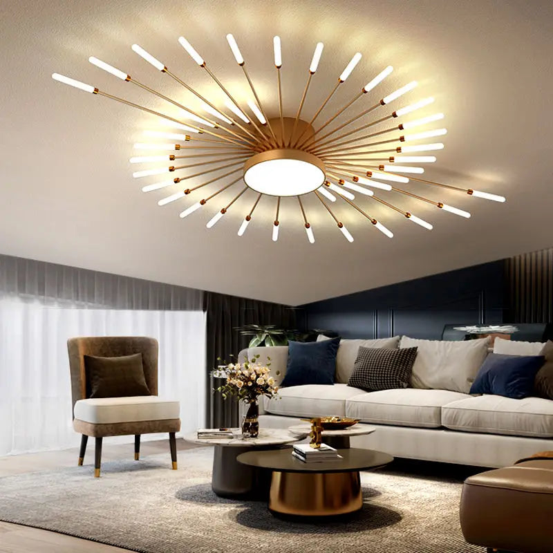 Creative Fan Shaped LED Ceiling Lamp Modern Ceiling Light Pendant Chandelier Living Room Dining Room Bedroom Kids Room Home Decor Indoor Lighting Minimalist Designer Ceiling Fixture Contemporary Hanging Lamp Luxury Wholesale