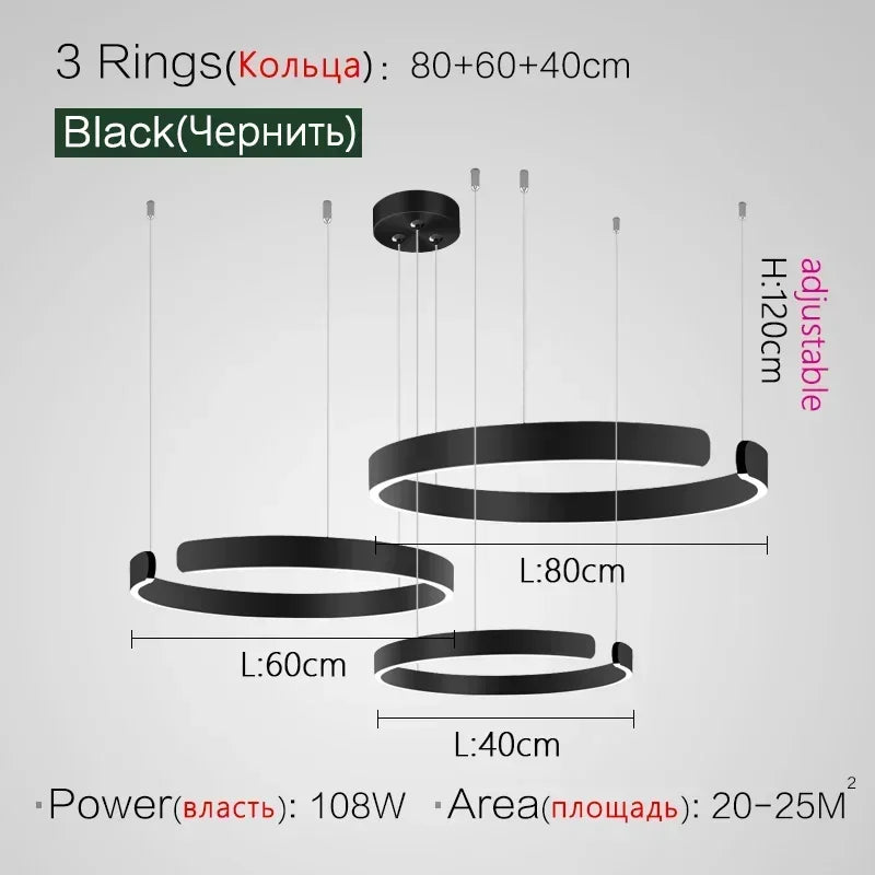 Nordic Designer Pendant Light Round LED Chandelier Modern Hanging Lamp Dining Room Bedroom Living Room Kitchen Restaurant Bar Ceiling Light Luxury Home Decor Indoor Lighting Minimalist Scandinavian Decorative Fixture Hotel Villa Wholesale