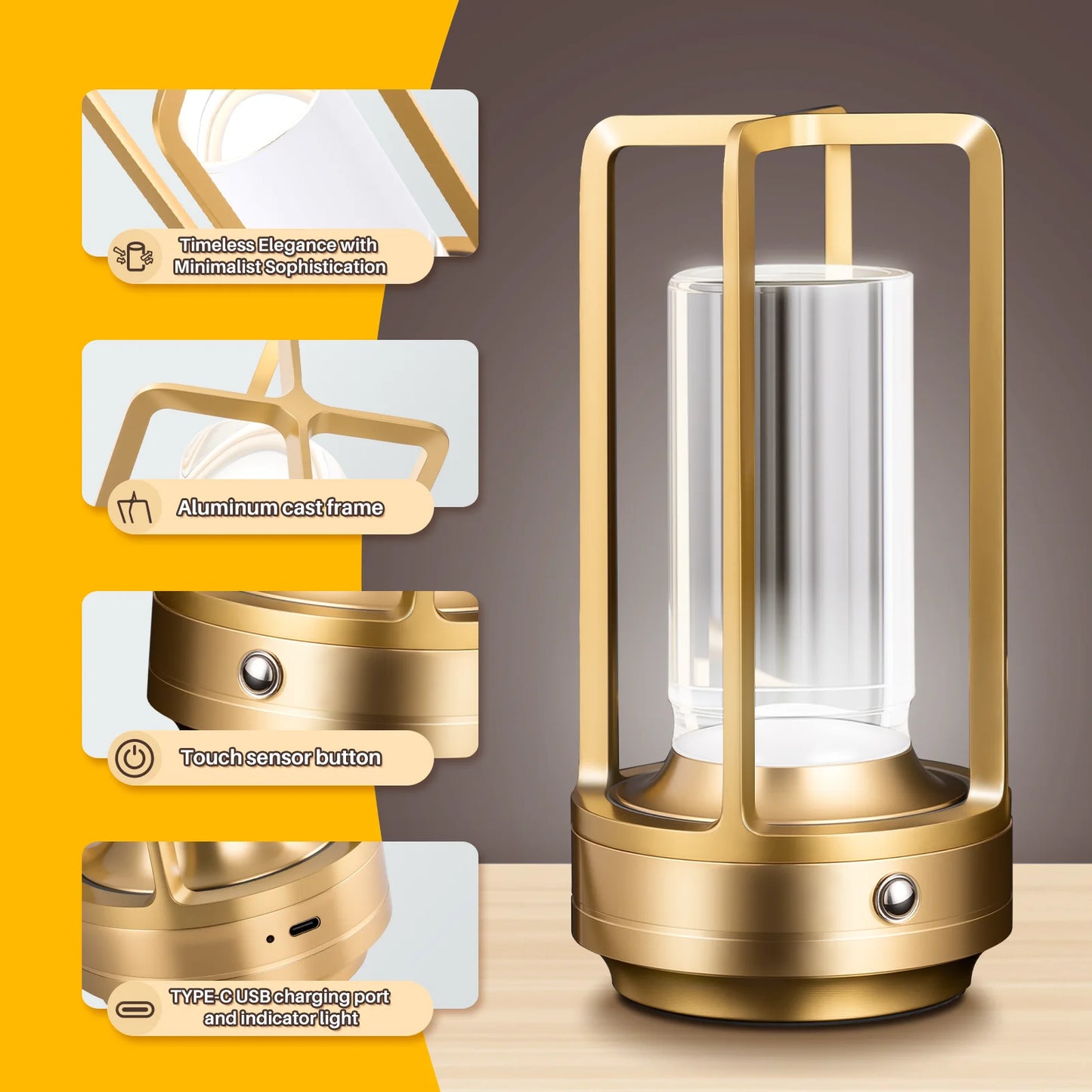 Cordless Atmosphere Table Lamp