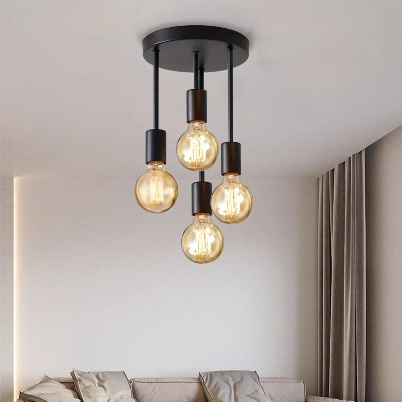 Black Modern Ceiling Light