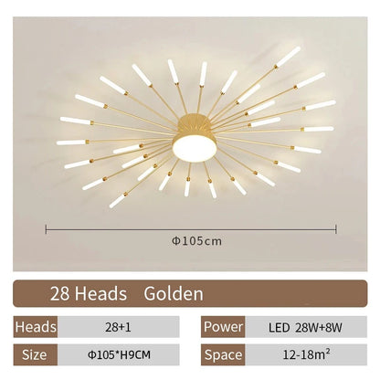 Creative Fan Shaped LED Ceiling Lamp Modern Ceiling Light Pendant Chandelier Living Room Dining Room Bedroom Kids Room Home Decor Indoor Lighting Minimalist Designer Ceiling Fixture Contemporary Hanging Lamp Luxury Wholesale