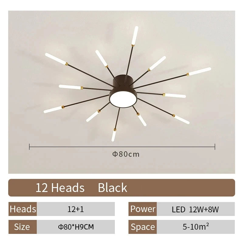 Creative Fan Shaped LED Ceiling Lamp Modern Ceiling Light Pendant Chandelier Living Room Dining Room Bedroom Kids Room Home Decor Indoor Lighting Minimalist Designer Ceiling Fixture Contemporary Hanging Lamp Luxury Wholesale