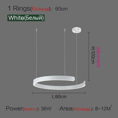 Nordic Designer Pendant Light Round LED Chandelier Modern Hanging Lamp Dining Room Bedroom Living Room Kitchen Restaurant Bar Ceiling Light Luxury Home Decor Indoor Lighting Minimalist Scandinavian Decorative Fixture Hotel Villa Wholesale