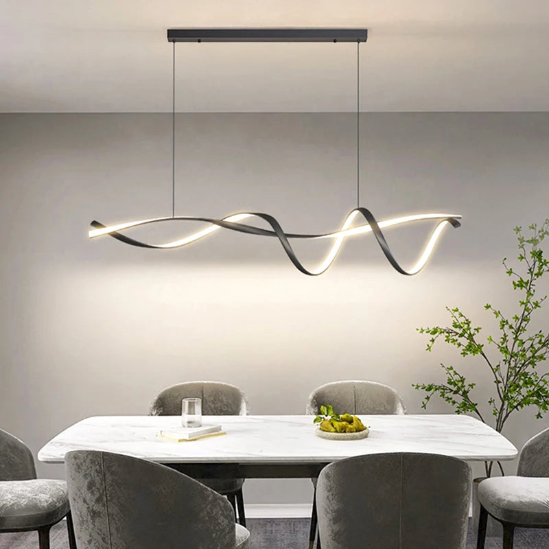 Modern Glass LED Pendant Light Luxury Chandelier Hanging Lamp Living Room Dining Room Indoor Lighting Home Decor Ceiling Fixture Designer Light Minimalist Nordic Style Kitchen Bedroom Hotel Villa Decorative Lighting Contemporary Wholesale