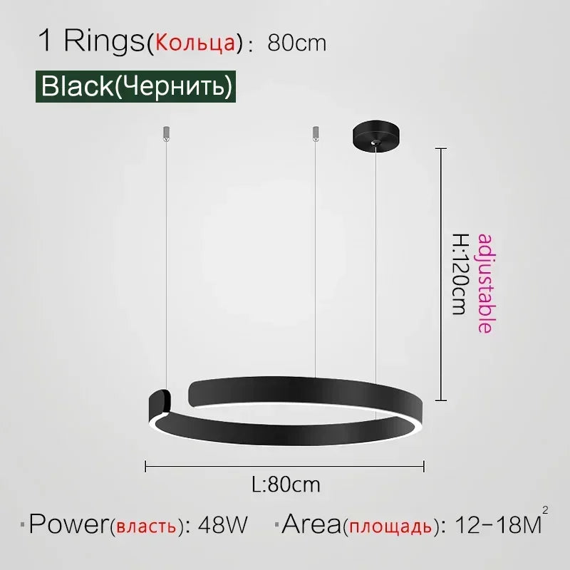 Nordic Designer Pendant Light Round LED Chandelier Modern Hanging Lamp Dining Room Bedroom Living Room Kitchen Restaurant Bar Ceiling Light Luxury Home Decor Indoor Lighting Minimalist Scandinavian Decorative Fixture Hotel Villa Wholesale