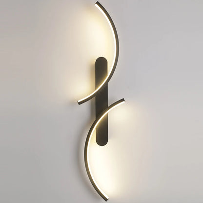 LED C Shape Wall Lamp Modern Minimalist Wall Sconce Simple Indoor Lighting Fixture Living Room Bedroom Hallway Office Home Decor Bedside Light Decorative Wall Light Contemporary Designer Lamp Corridor Staircase Hotel Villa Lighting Wholesale