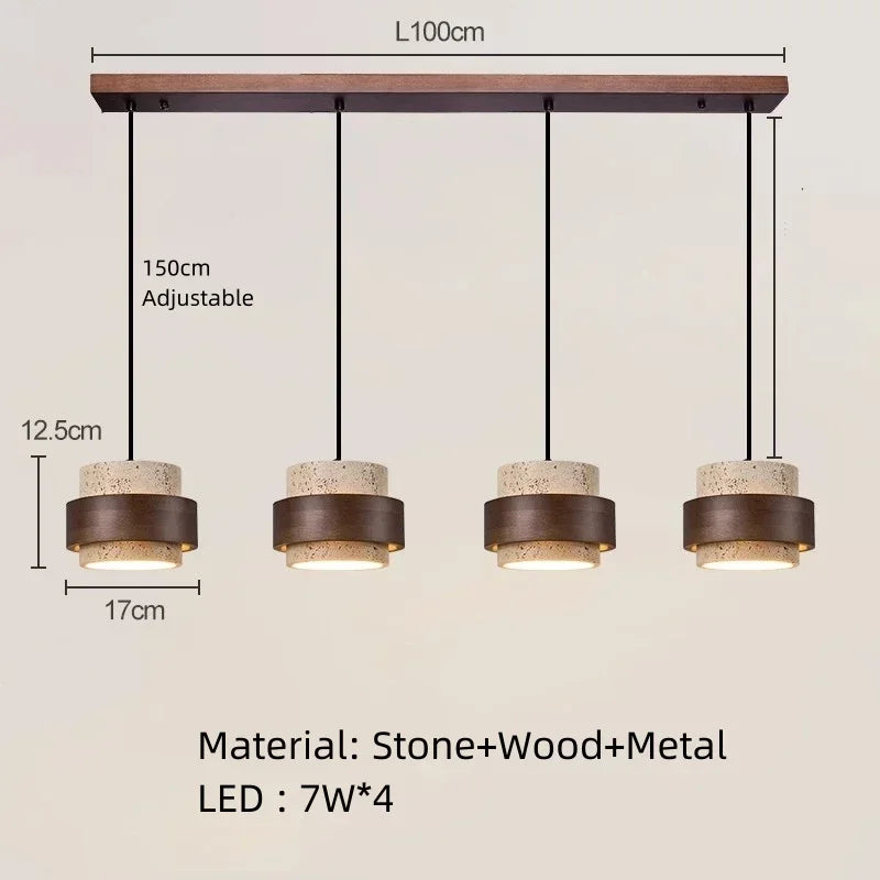 Japanese Wabi Sabi Pendant Lamp Retro Creative Hanging Light Personalized Bar Lighting Fixture Restaurant Homestay Atmosphere Lamp Vintage Ceiling Light Rustic Minimalist Home Decor Dining Room Kitchen Cafe Hotel Indoor Lighting Designer Lamp Wholesale