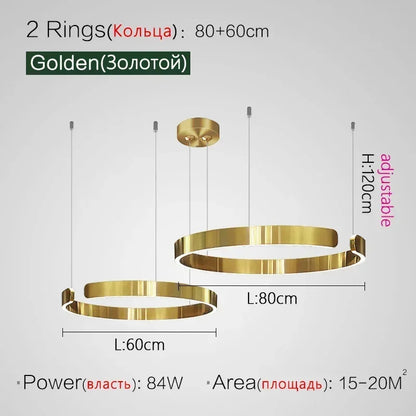 Nordic Designer Pendant Light Round LED Chandelier Modern Hanging Lamp Dining Room Bedroom Living Room Kitchen Restaurant Bar Ceiling Light Luxury Home Decor Indoor Lighting Minimalist Scandinavian Decorative Fixture Hotel Villa Wholesale