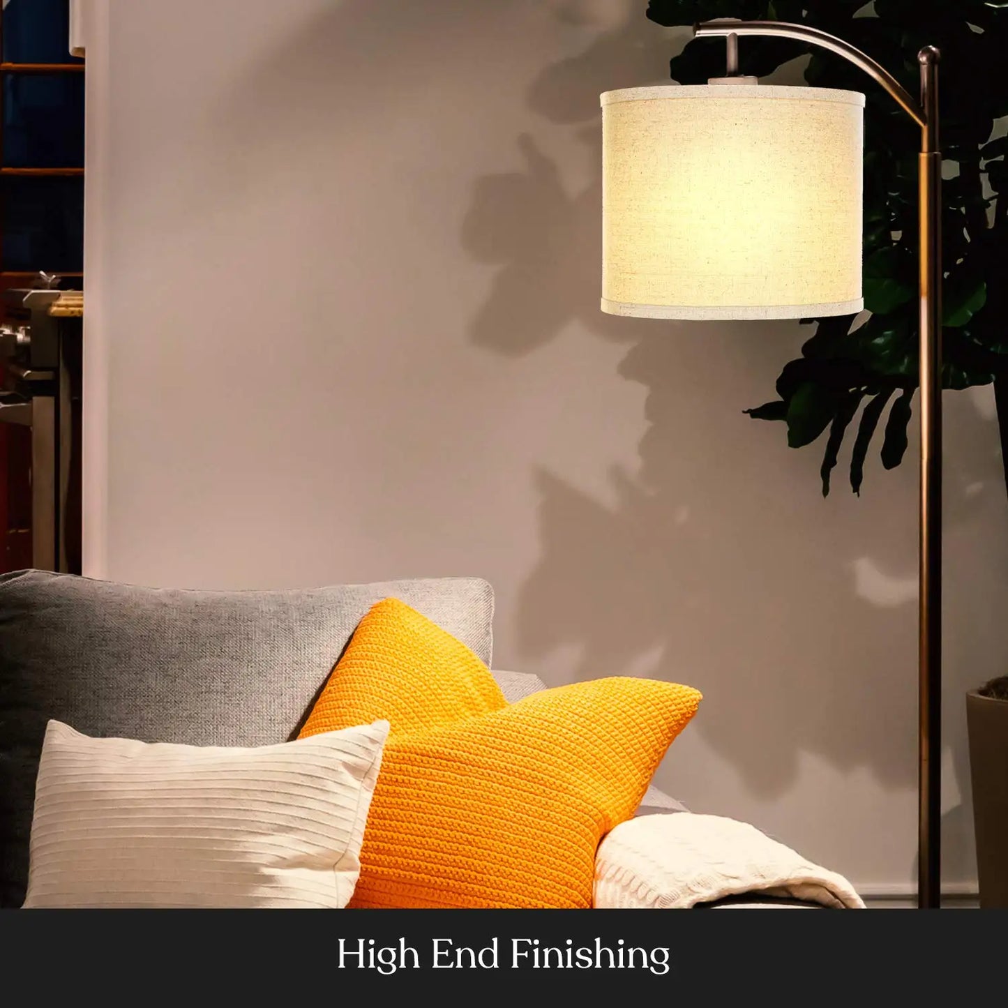 LED Floor Lamp Modern Standing Reading Lamp Curved Shade Mid Century Floor Light Living Room Bedroom Office Table Lamp Minimalist Home Decor Indoor Lighting Contemporary Designer Standing Lamp Ambient Light Wholesale
