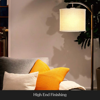 LED Floor Lamp Modern Standing Reading Lamp Curved Shade Mid Century Floor Light Living Room Bedroom Office Table Lamp Minimalist Home Decor Indoor Lighting Contemporary Designer Standing Lamp Ambient Light Wholesale
