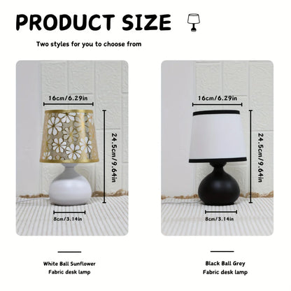 Small Medium Bedside Table Lamp LED Night Light Bedroom Living Room Study Room Dormitory Desk Lamp Reading Light Nightstand Lamp Home Decor Modern Minimalist Indoor Lighting Portable Table Light Office Student Room Decorative Lamp Wholesale