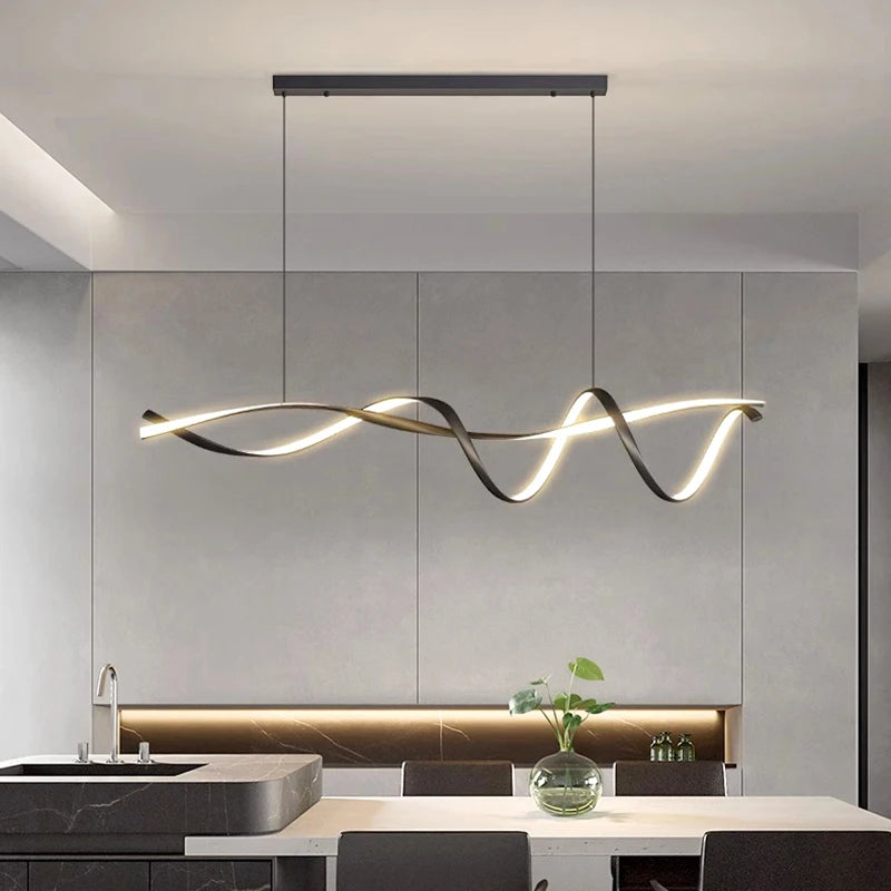 Modern Glass LED Pendant Light Luxury Chandelier Hanging Lamp Living Room Dining Room Indoor Lighting Home Decor Ceiling Fixture Designer Light Minimalist Nordic Style Kitchen Bedroom Hotel Villa Decorative Lighting Contemporary Wholesale