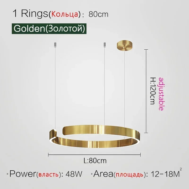Nordic Designer Pendant Light Round LED Chandelier Modern Hanging Lamp Dining Room Bedroom Living Room Kitchen Restaurant Bar Ceiling Light Luxury Home Decor Indoor Lighting Minimalist Scandinavian Decorative Fixture Hotel Villa Wholesale