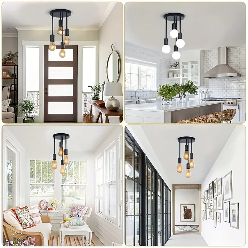 Black Modern Ceiling Light