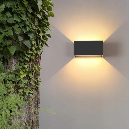 LED Outdoor Waterproof Wall Lamp 12W 24W Nordic Modern Exterior Wall Light Indoor Outdoor Sconce Porch Patio Garden Courtyard Balcony Garage Bedroom Staircase Corridor Home Decor IP65 Weatherproof Aluminum Wall Fixture Wholesale