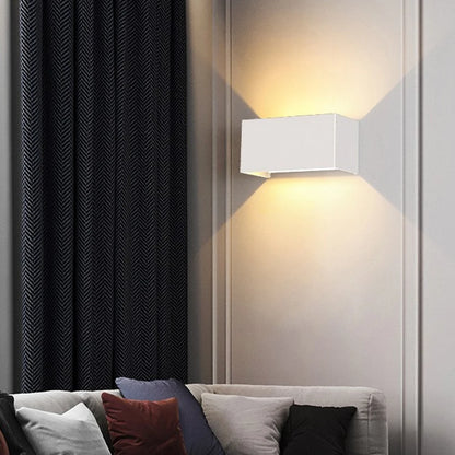 LED Outdoor Waterproof Wall Lamp 12W 24W Nordic Modern Exterior Wall Light Indoor Outdoor Sconce Porch Patio Garden Courtyard Balcony Garage Bedroom Staircase Corridor Home Decor IP65 Weatherproof Aluminum Wall Fixture Wholesale