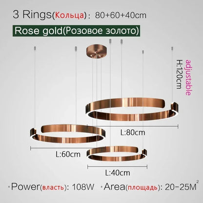 Nordic Designer Pendant Light Round LED Chandelier Modern Hanging Lamp Dining Room Bedroom Living Room Kitchen Restaurant Bar Ceiling Light Luxury Home Decor Indoor Lighting Minimalist Scandinavian Decorative Fixture Hotel Villa Wholesale