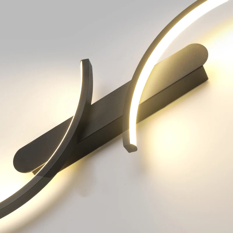 LED C Shape Wall Lamp Modern Minimalist Wall Sconce Simple Indoor Lighting Fixture Living Room Bedroom Hallway Office Home Decor Bedside Light Decorative Wall Light Contemporary Designer Lamp Corridor Staircase Hotel Villa Lighting Wholesale