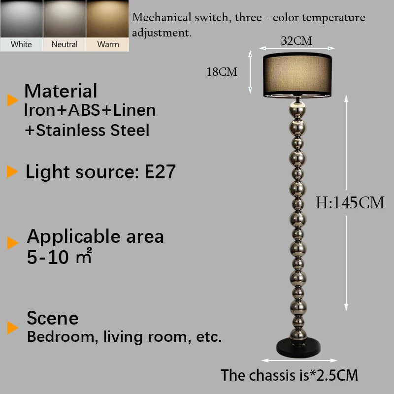 Dimmable LED Floor Lamp DIY Ambient Light Modern Standing Lamp Living Room Bedroom Decor RGB Mood Lighting Smart Floor Light Remote Control Reading Lamp Minimalist Home Interior Decoration Corner Lamp Indoor Lighting Wholesale