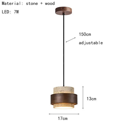 Japanese Wabi Sabi Pendant Lamp Retro Creative Hanging Light Personalized Bar Lighting Fixture Restaurant Homestay Atmosphere Lamp Vintage Ceiling Light Rustic Minimalist Home Decor Dining Room Kitchen Cafe Hotel Indoor Lighting Designer Lamp Wholesale