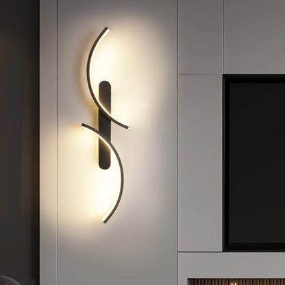 LED C Shape Wall Lamp Modern Minimalist Wall Sconce Simple Indoor Lighting Fixture Living Room Bedroom Hallway Office Home Decor Bedside Light Decorative Wall Light Contemporary Designer Lamp Corridor Staircase Hotel Villa Lighting Wholesale