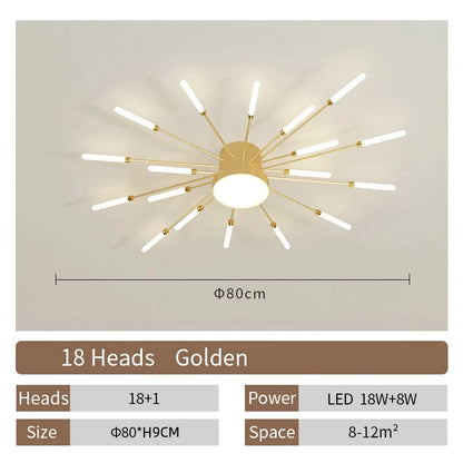 Creative Fan Shaped LED Ceiling Lamp Modern Ceiling Light Pendant Chandelier Living Room Dining Room Bedroom Kids Room Home Decor Indoor Lighting Minimalist Designer Ceiling Fixture Contemporary Hanging Lamp Luxury Wholesale