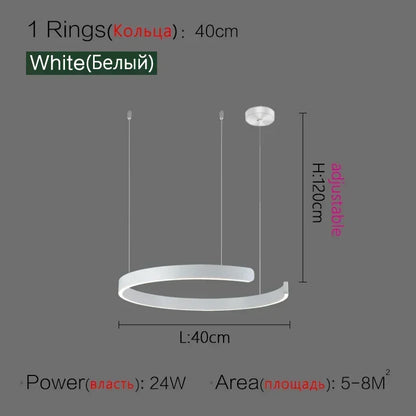 Nordic Designer Pendant Light Round LED Chandelier Modern Hanging Lamp Dining Room Bedroom Living Room Kitchen Restaurant Bar Ceiling Light Luxury Home Decor Indoor Lighting Minimalist Scandinavian Decorative Fixture Hotel Villa Wholesale
