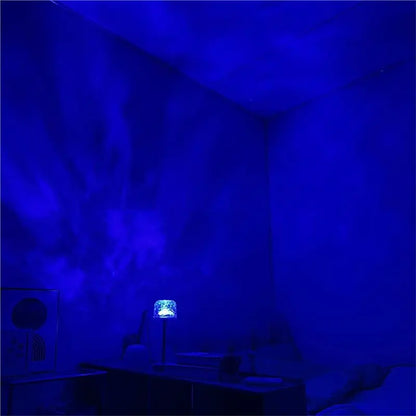 B50C RGB Floor Lamp Color Changing LED Corner Lamp 16 Colors Dimmable Ambient Light Water Ripple Projection Lamp Remote Control Romantic Mood Lighting Bedroom Living Room Home Decor Standing Light Modern Luxury Atmosphere Lamp Indoor Decoration Wholesale