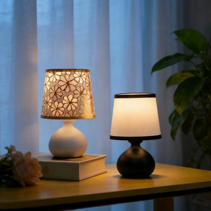 Small Medium Bedside Table Lamp LED Night Light Bedroom Living Room Study Room Dormitory Desk Lamp Reading Light Nightstand Lamp Home Decor Modern Minimalist Indoor Lighting Portable Table Light Office Student Room Decorative Lamp Wholesale