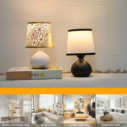 Small Medium Bedside Table Lamp LED Night Light Bedroom Living Room Study Room Dormitory Desk Lamp Reading Light Nightstand Lamp Home Decor Modern Minimalist Indoor Lighting Portable Table Light Office Student Room Decorative Lamp Wholesale