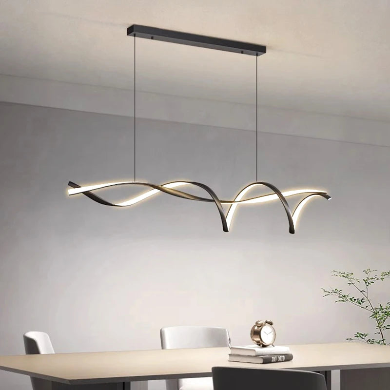 Modern Glass LED Pendant Light Luxury Chandelier Hanging Lamp Living Room Dining Room Indoor Lighting Home Decor Ceiling Fixture Designer Light Minimalist Nordic Style Kitchen Bedroom Hotel Villa Decorative Lighting Contemporary Wholesale