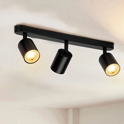 Dimmable Led GU10 Spotlight Clothing Store Background Wall Spotlight 7w 12W Trail Light Surface Mounted Ceiling Spotlight AC 220