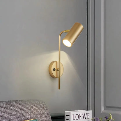 Rotatable Hotel Bedroom Wall Lamp E27 LED Reading Light Iron Frame Plastic Shade Wall Sconce With Switch Modern Home Decor Indoor Lighting Bedside Lamp Living Room Corridor Staircase Fixture Minimalist Decorative Lighting Wholesale