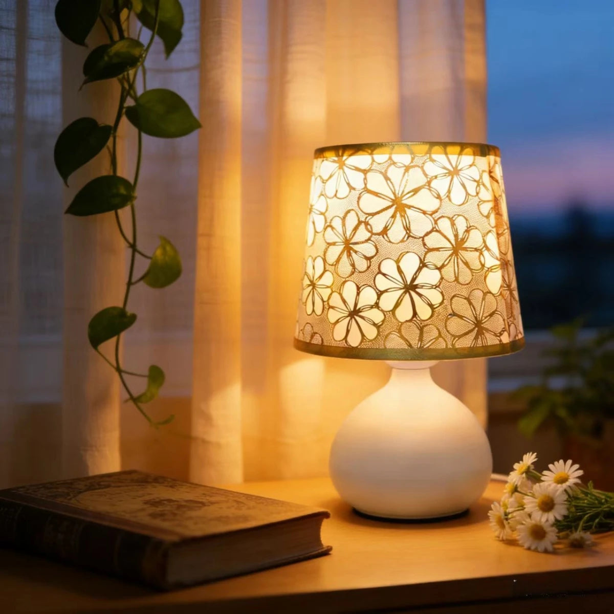 Small Medium Bedside Table Lamp LED Night Light Bedroom Living Room Study Room Dormitory Desk Lamp Reading Light Nightstand Lamp Home Decor Modern Minimalist Indoor Lighting Portable Table Light Office Student Room Decorative Lamp Wholesale