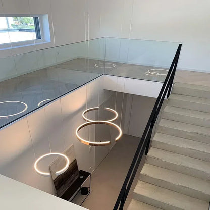 Nordic Designer Pendant Light Round LED Chandelier Modern Hanging Lamp Dining Room Bedroom Living Room Kitchen Restaurant Bar Ceiling Light Luxury Home Decor Indoor Lighting Minimalist Scandinavian Decorative Fixture Hotel Villa Wholesale