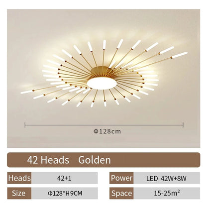 Creative Fan Shaped LED Ceiling Lamp Modern Ceiling Light Pendant Chandelier Living Room Dining Room Bedroom Kids Room Home Decor Indoor Lighting Minimalist Designer Ceiling Fixture Contemporary Hanging Lamp Luxury Wholesale