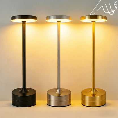 Rechargeable Touch Bedside Lamp LED Night Light Dimmable Table Lamp Wireless Desk Lamp Bedroom Reading Light USB Charging Portable Ambient Lighting Home Decor Modern Minimalist Lamp Kids Room Study Room Gift Indoor Lighting Wholesale