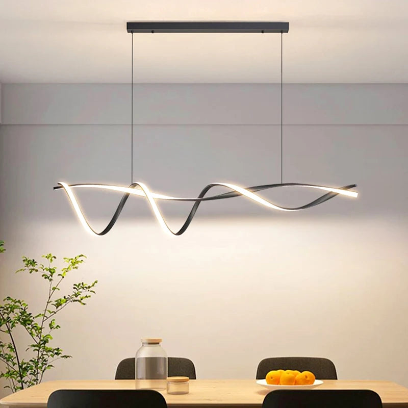 Modern Glass LED Pendant Light Luxury Chandelier Hanging Lamp Living Room Dining Room Indoor Lighting Home Decor Ceiling Fixture Designer Light Minimalist Nordic Style Kitchen Bedroom Hotel Villa Decorative Lighting Contemporary Wholesale