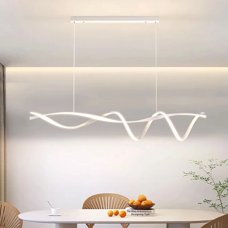 Modern Glass LED Pendant Light Luxury Chandelier Hanging Lamp Living Room Dining Room Indoor Lighting Home Decor Ceiling Fixture Designer Light Minimalist Nordic Style Kitchen Bedroom Hotel Villa Decorative Lighting Contemporary Wholesale