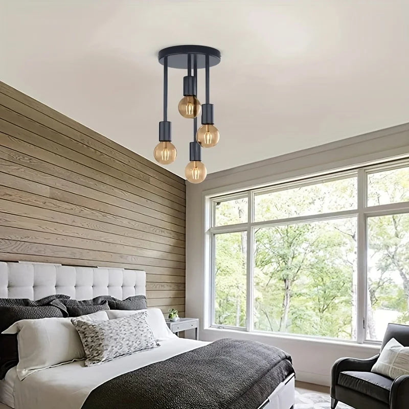 Black Modern Ceiling Light