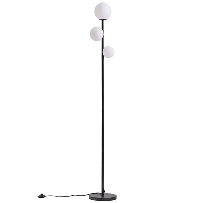220V LED Floor Lamp Modern Round Ball Standing Lamp E27 Bulb Fixture Living Room Sofa Side Light Bedroom Bedside Lamp Minimalist Home Decor Decorative Lighting Nordic Style Luxury Corner Lamp Indoor Lighting Hotel Villa Decoration Wholesale
