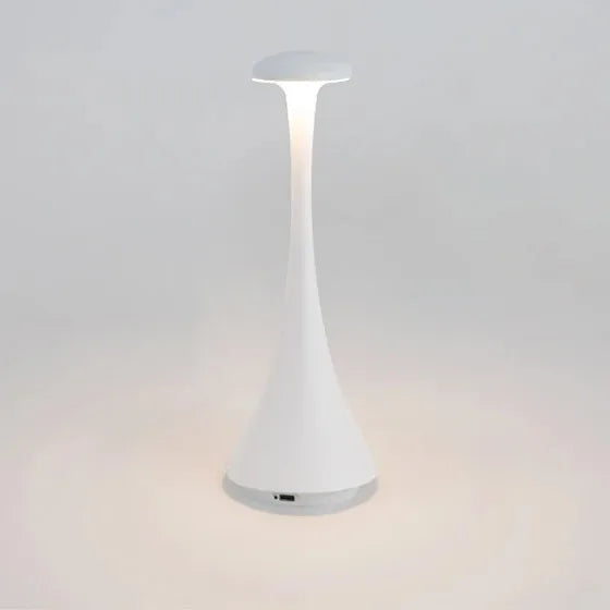 Mushroom Table Lamp Rechargeable Wireless Touch Lamp Creative Desk Lamp USB-C Desk Lamp Bedroom Atmosphere Light